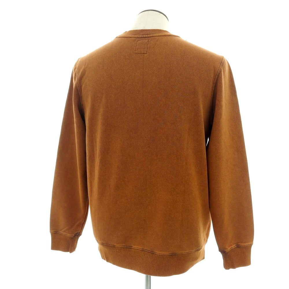【新品】ガウディ GAUDI コットン クルーネック スウェット オレンジブラウン【 L 】【 状態ランクN 】【 メンズ 】