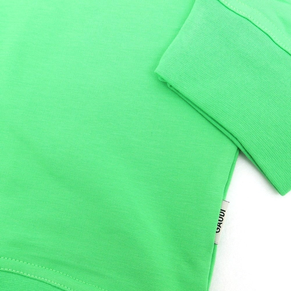 【新品】ガウディ GAUDI ストレッチ コットン 刺しゅうロゴ クルーネック スウェット ライトグリーン【 L 】【 状態ランクN 】【 メンズ 】