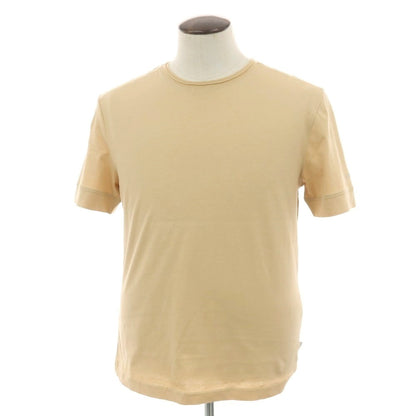 【新品】ガウディ GAUDI コットン クルーネック 半袖Ｔシャツ ベージュ【 L 】【 状態ランクN 】【 メンズ 】