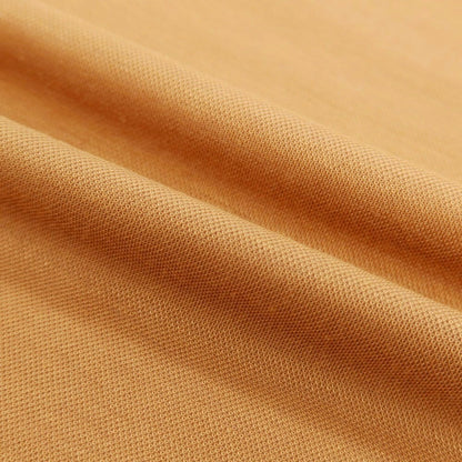 【新品】ガウディ GAUDI レーヨンナイロン クルーネック 半袖Ｔシャツ ライトオレンジブラウン【 L 】【 状態ランクN 】【 メンズ 】