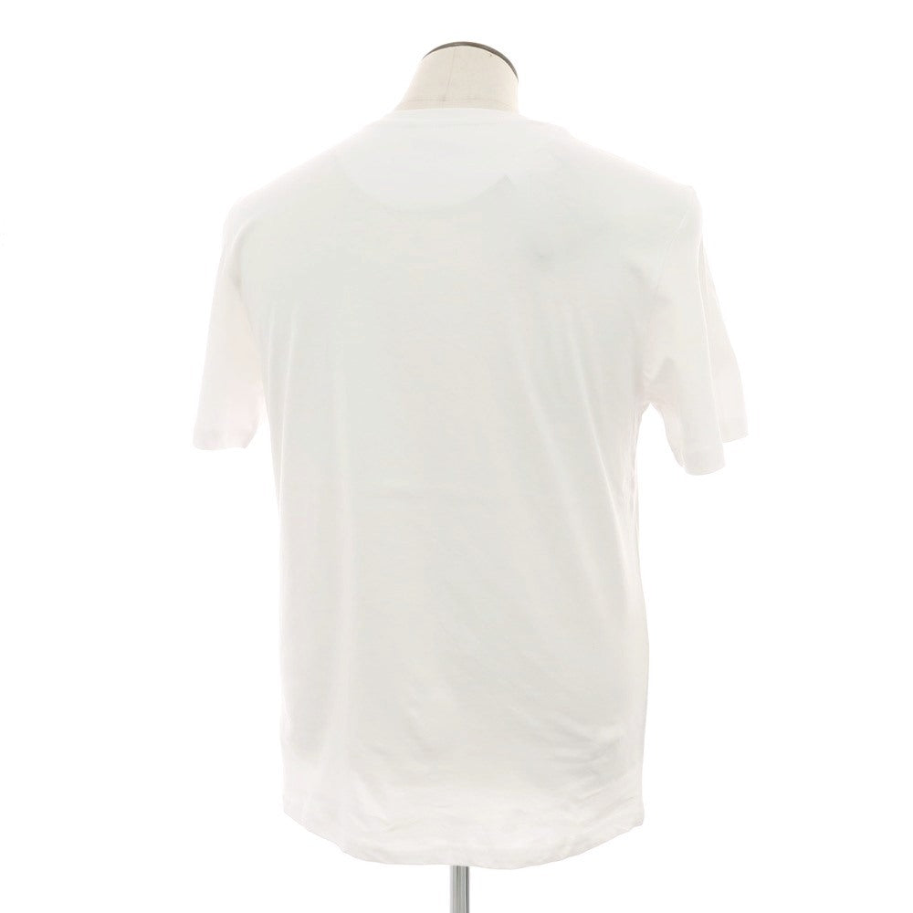 【新品アウトレット】ガウディ GAUDI コットン クルーネック 半袖Ｔシャツ ホワイト【 L 】【 状態ランクN- 】【 メンズ 】