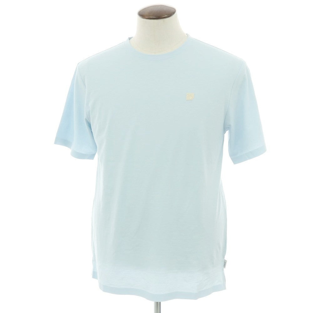 【新品】ガウディ GAUDI コットン クルーネック 半袖Ｔシャツ ライトブルー【サイズL】【 状態ランクN 】【 メンズ 】[DPD]