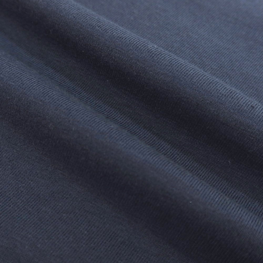 【新品】ガウディ GAUDI コットンポリウレタン クルーネック 半袖Ｔシャツ ネイビー【 L 】【 状態ランクN 】【 メンズ 】