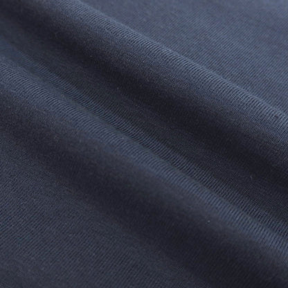 【新品】ガウディ GAUDI コットンポリウレタン クルーネック 半袖Ｔシャツ ネイビー【 L 】【 状態ランクN 】【 メンズ 】