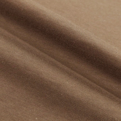 【新品】ガウディ GAUDI コットン Vネック 半袖Ｔシャツ ブラウン【 L 】【 状態ランクN 】【 メンズ 】