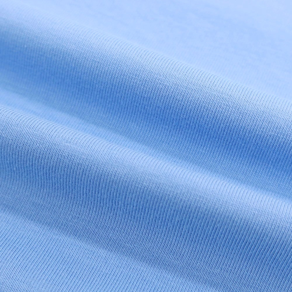 【新品】ガウディ GAUDI コットンポリウレタン クルーネック 半袖Ｔシャツ ライトブルー【 M 】【 状態ランクN 】【 メンズ 】