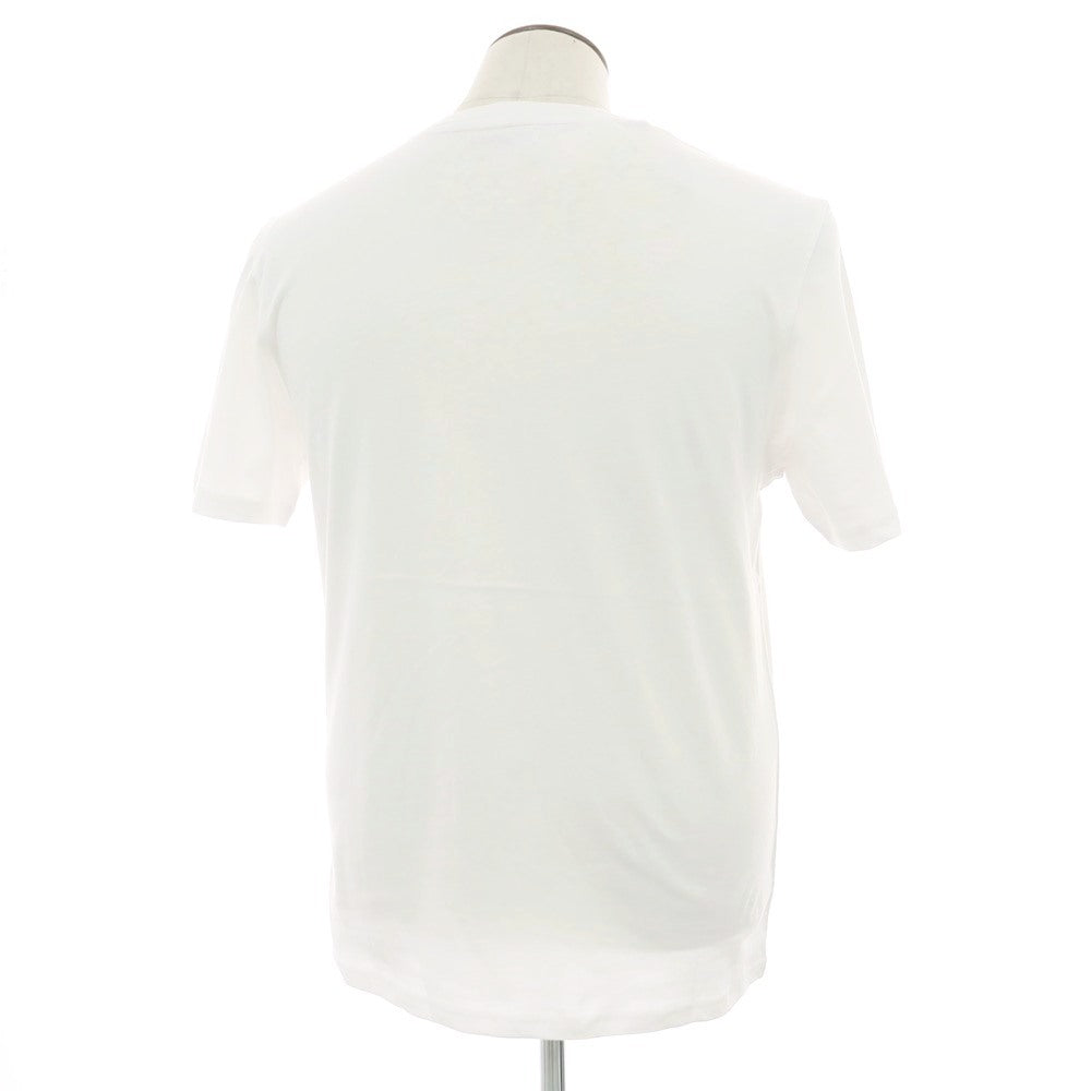 【新品】ガウディ GAUDI コットン クルーネック 半袖Ｔシャツ ホワイト【 L 】【 状態ランクN 】【 メンズ 】