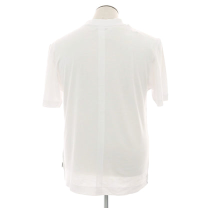 【新品】ガウディ GAUDI コットンモダール Vネック フェイクポケット 半袖Ｔシャツ ホワイト【 L 】【 状態ランクN 】【 メンズ 】