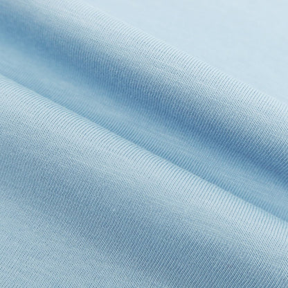 【新品】ガウディ GAUDI コットン クルーネック 半袖Ｔシャツ ライトブルー【 L 】【 状態ランクN 】【 メンズ 】