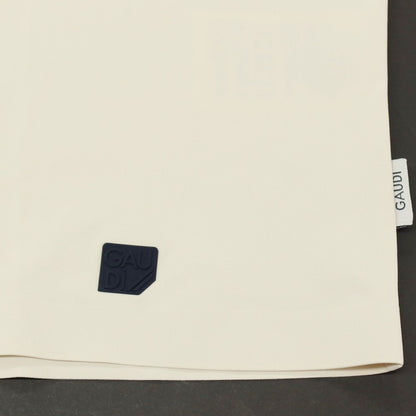 【新品アウトレット】ガウディ GAUDI ナイロンポリウレタン ガウディテック 半袖ポロシャツ ライトベージュ【 L 】【 状態ランクN- 】【 メンズ 】