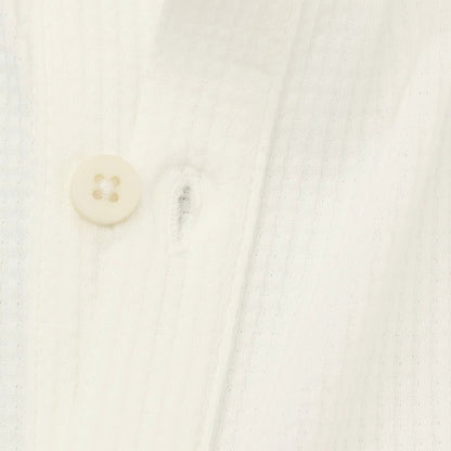 【新品】ガウディ GAUDI コットンポリエステル ジャージー ガウディテック レギュラーカラー 半袖シャツ ホワイト【サイズL】【 状態ランクN 】【 メンズ 】