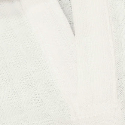 【新品】ガウディ GAUDI コットンリヨセル ガウディテック スキッパー 半袖ポロシャツ ホワイト【 L 】【 状態ランクN 】【 メンズ 】