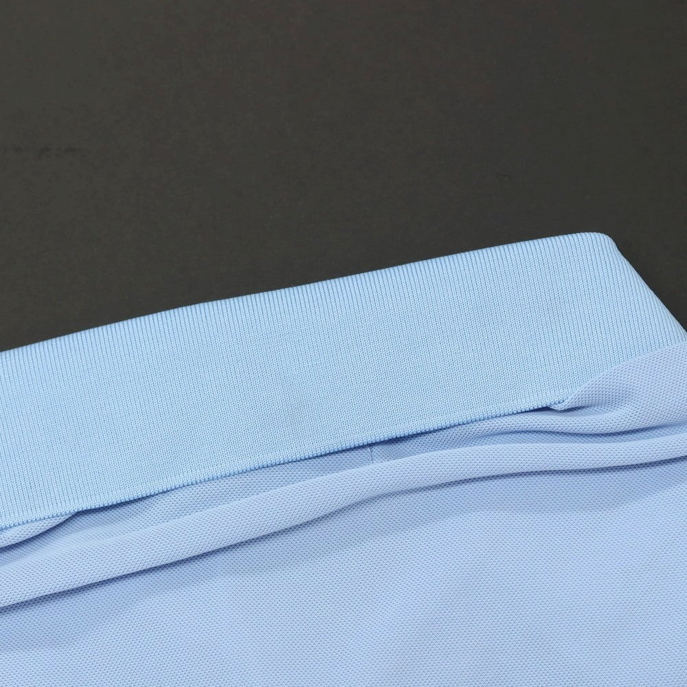 【新品アウトレット】ガウディ GAUDI ナイロンポリウレタン ガウディテック 半袖ポロシャツ ライトブルー【 L 】【 状態ランクN- 】【 メンズ 】