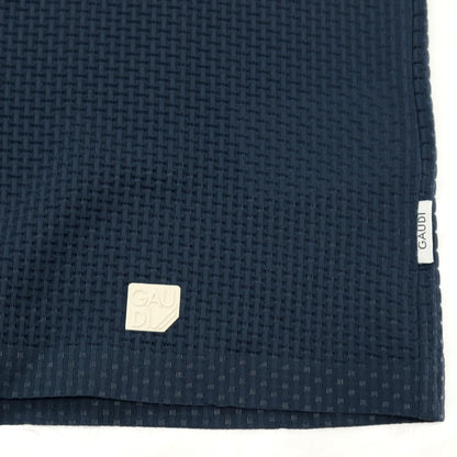 【新品】ガウディ GAUDI ナイロンポリウレタン ガウディテック 半袖ポロシャツ ネイビー【 L 】【 状態ランクN 】【 メンズ 】