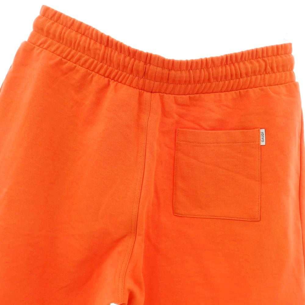 【新品】ガウディ GAUDI コットン スウェット ショートパンツ オレンジ【 L 】【 状態ランクN 】【 メンズ 】