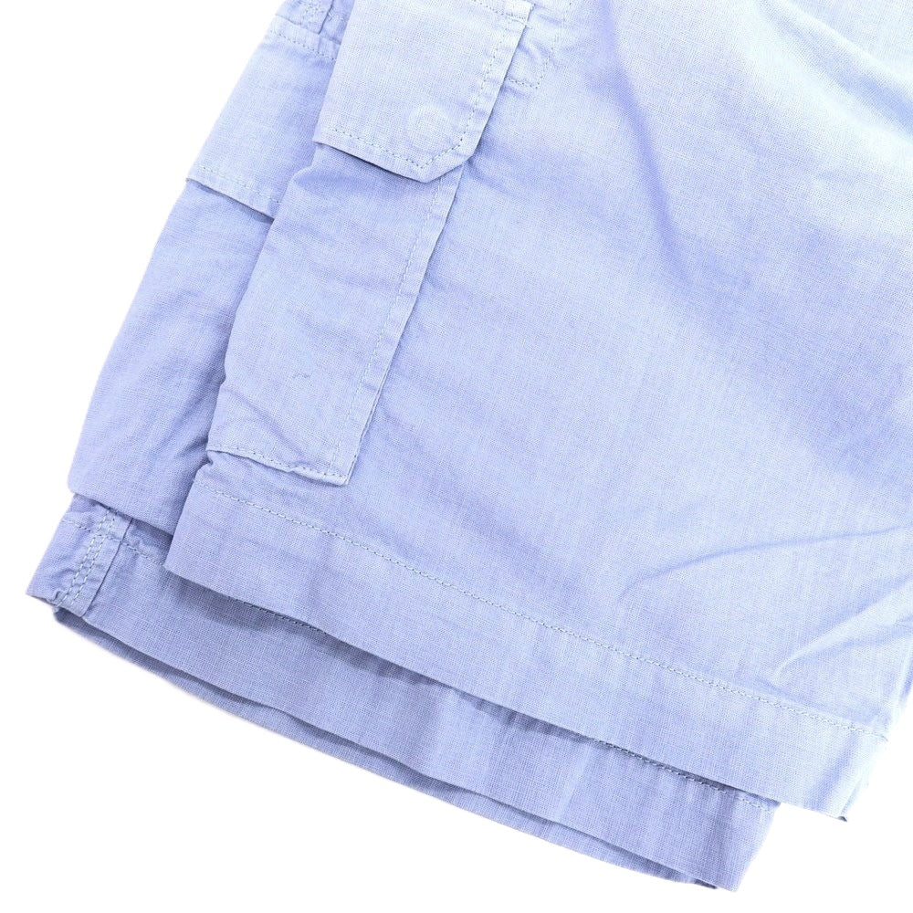 【新品】ガウディ GAUDI コットン カーゴ ショートパンツ ライトブルー【 50 】【 状態ランクN 】【 メンズ 】