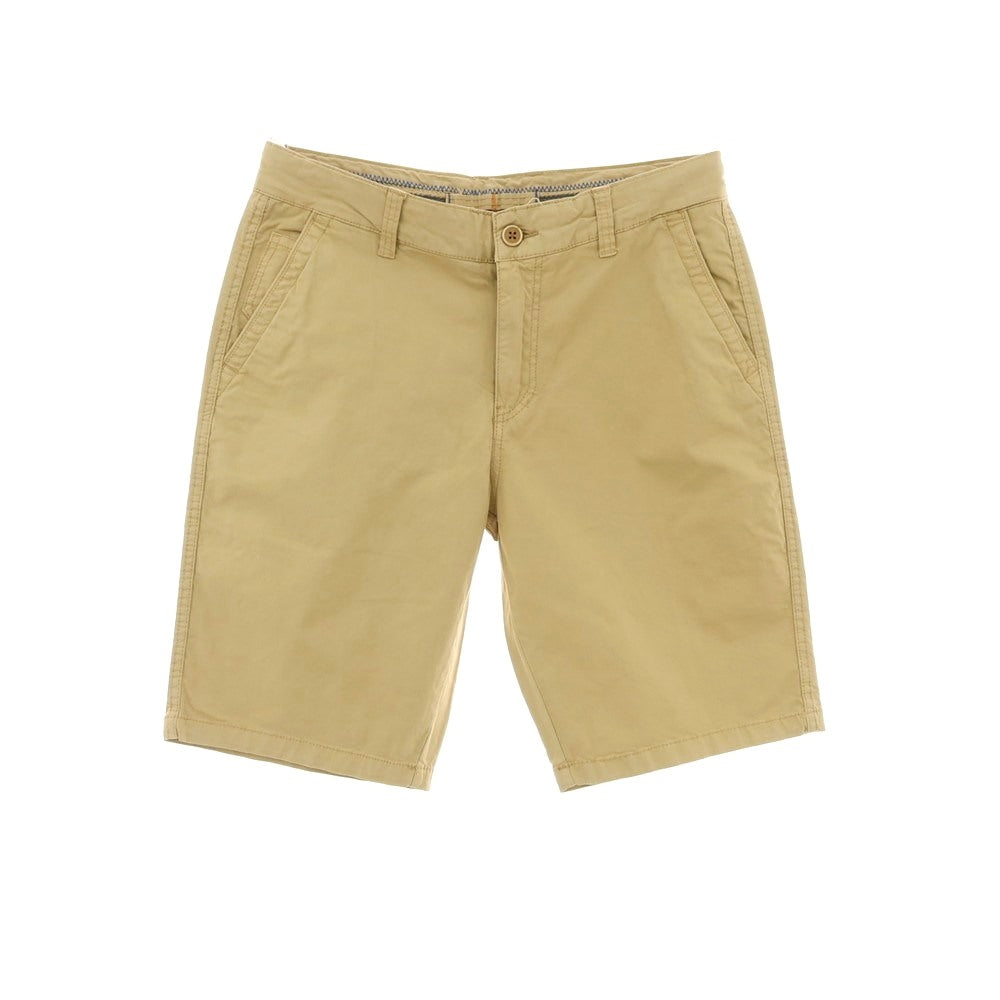 【新品】ガウディ GAUDI ストレッチ コットン ショートパンツ カーキベージュ【 48 】【 状態ランクN 】【 メンズ 】