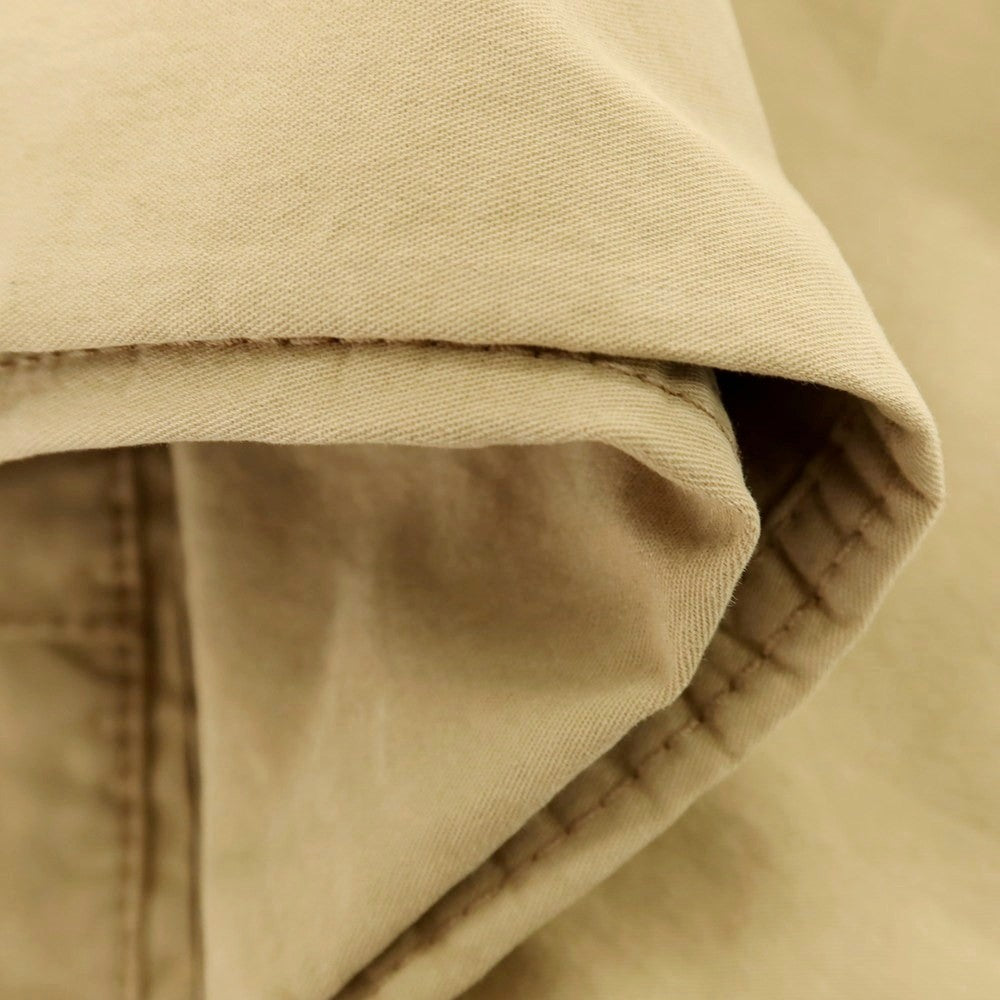 【新品】ガウディ GAUDI ストレッチ コットン ショートパンツ カーキベージュ【 48 】【 状態ランクN 】【 メンズ 】