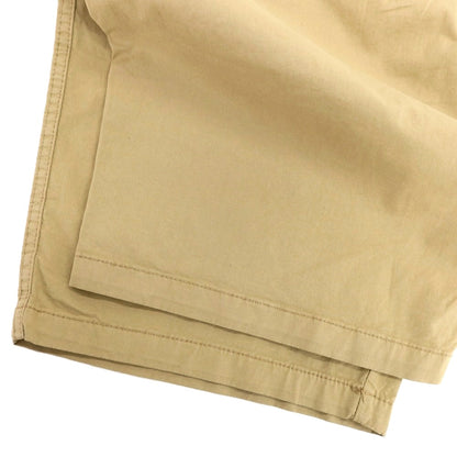 【新品】ガウディ GAUDI ストレッチ コットン ショートパンツ カーキベージュ【 48 】【 状態ランクN 】【 メンズ 】