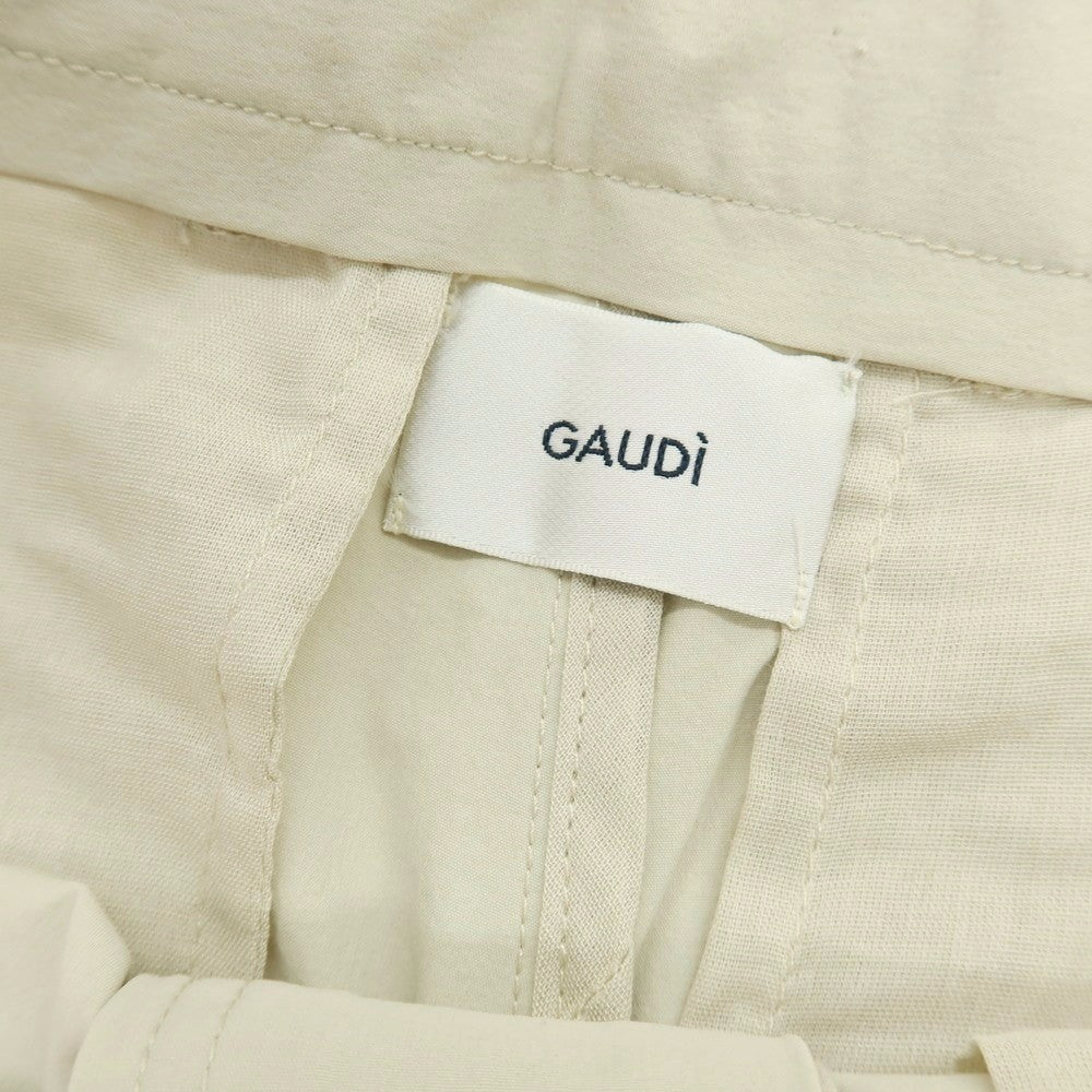 【新品】ガウディ GAUDI ストレッチ ナイロン ショートパンツ サンドベージュ【サイズM】【 状態ランクN 】【 メンズ 】[DPD]