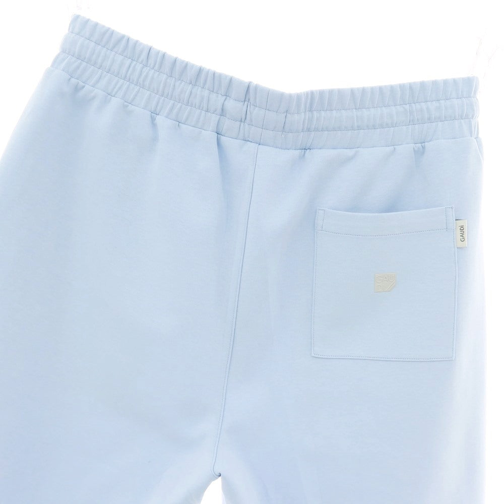 【新品】ガウディ GAUDI ストレッチ コットンポリエステル ショートパンツ ライトブルー【 L 】【 状態ランクN 】【 メンズ 】