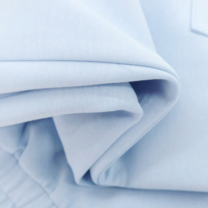 【新品】ガウディ GAUDI ストレッチ コットンポリエステル ショートパンツ ライトブルー【 L 】【 状態ランクN 】【 メンズ 】