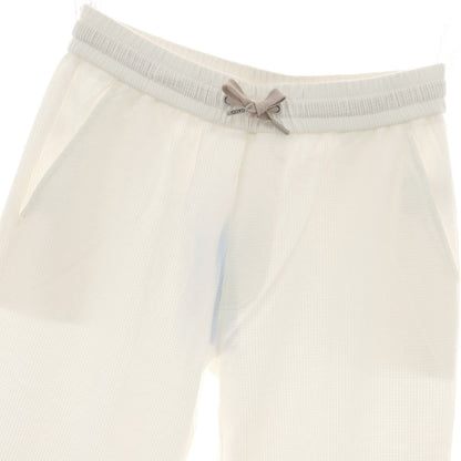 【新品アウトレット】ガウディ GAUDI コットンポリエステル イージーパンツ ホワイト【 L 】【 状態ランクN- 】【 メンズ 】