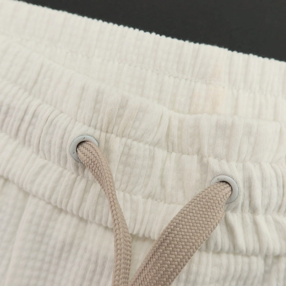 【新品アウトレット】ガウディ GAUDI コットンポリエステル イージーパンツ ホワイト【 L 】【 状態ランクN- 】【 メンズ 】