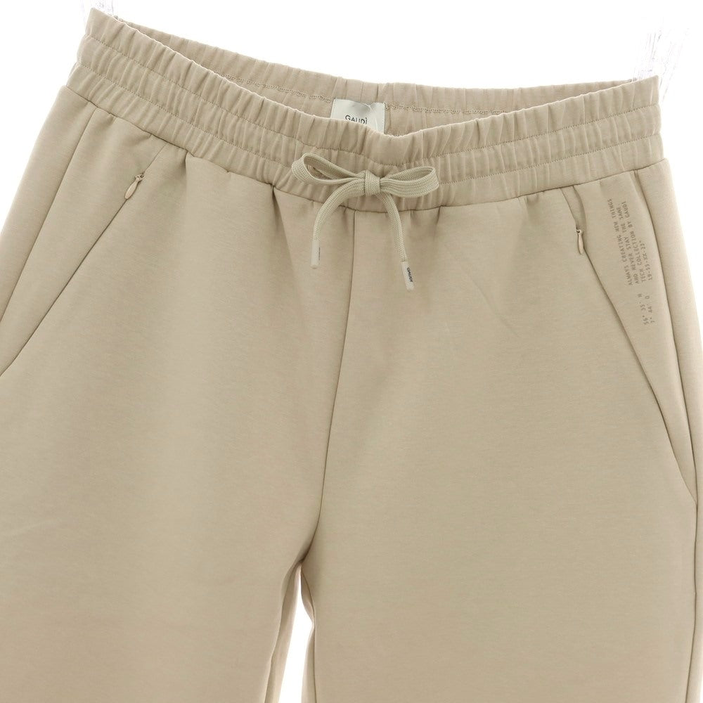 【新品】ガウディ GAUDI ストレッチ コットンポリエステル イージーパンツ ダークベージュ【 L 】【 状態ランクN 】【 メンズ 】
