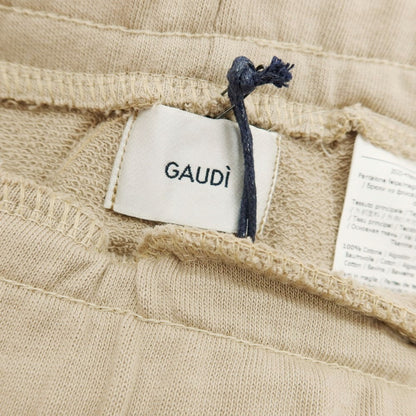 【新品】ガウディ GAUDI コットン スウェット ジョガーパンツ ダークベージュ【 L 】【 状態ランクN 】【 メンズ 】