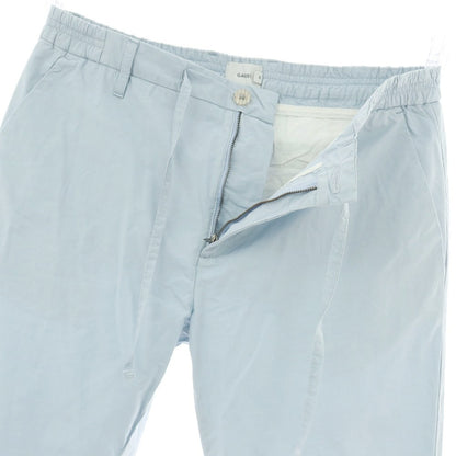 【新品】ガウディ GAUDI ストレッチ コットン イージースラックスパンツ サックス【 L 】【 状態ランクN 】【 メンズ 】