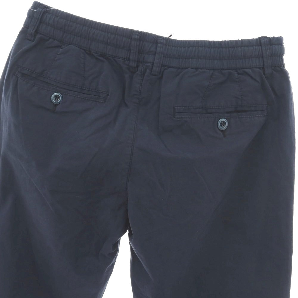 【新品】ガウディ GAUDI ストレッチ コットン イージースラックスパンツ ネイビー【 L 】【 状態ランクN 】【 メンズ 】