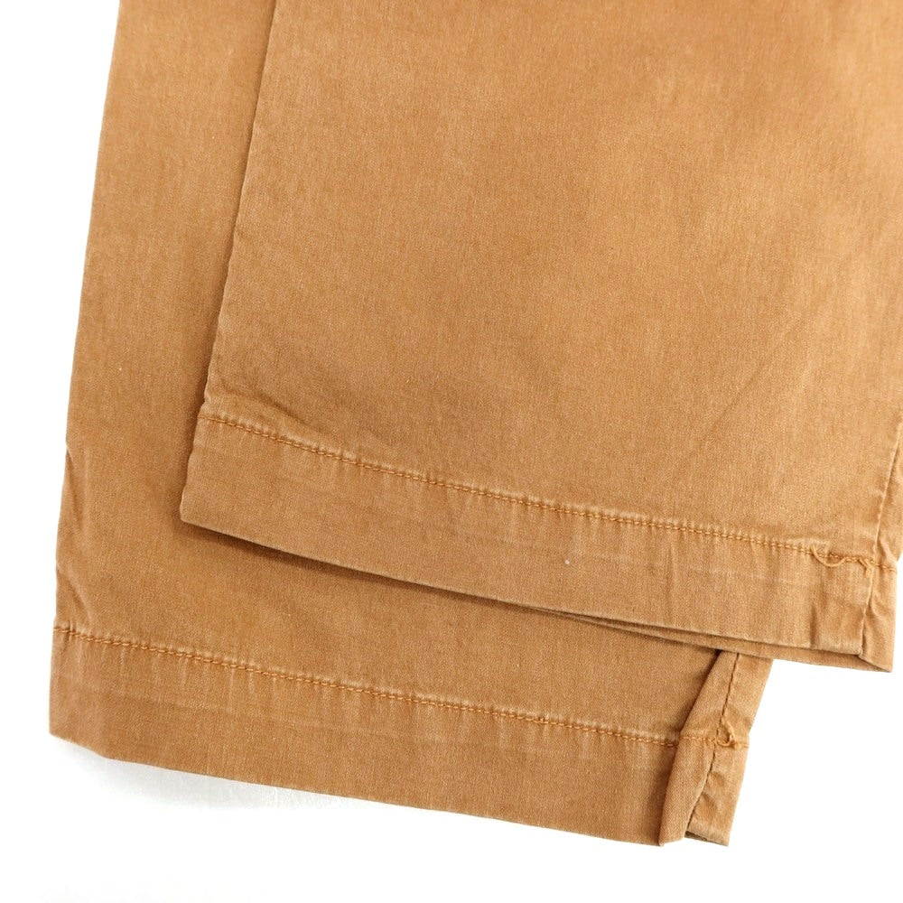 【新品】ガウディ GAUDI ストレッチ リヨセルコットン カジュアルスラックスパンツ キャメルブラウン【 50 】【 状態ランクN 】【 メンズ 】