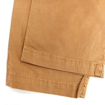 【新品】ガウディ GAUDI ストレッチ リヨセルコットン カジュアルスラックスパンツ キャメルブラウン【 50 】【 状態ランクN 】【 メンズ 】