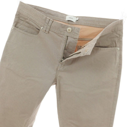 【新品】ガウディ GAUDI ストレッチ コットン 5ポケットパンツ アッシュブラウン【 34 】【 状態ランクN 】【 メンズ 】