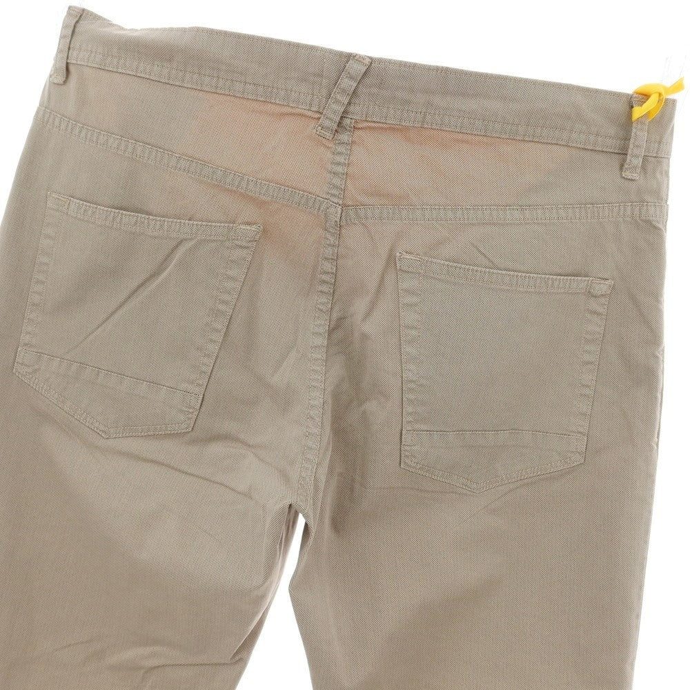 【新品】ガウディ GAUDI ストレッチ コットン 5ポケットパンツ アッシュブラウン【 34 】【 状態ランクN 】【 メンズ 】