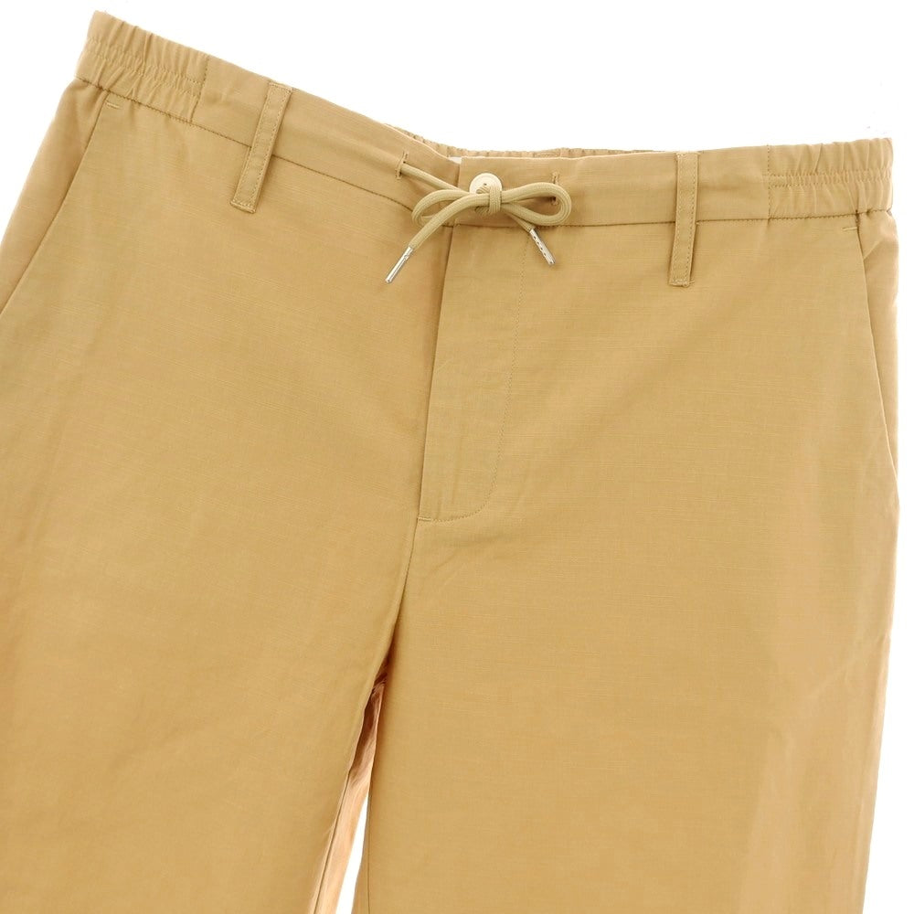 【新品】ガウディ GAUDI コットンリヨセル イージースラックスパンツ ベージュ【 L 】【 状態ランクN 】【 メンズ 】