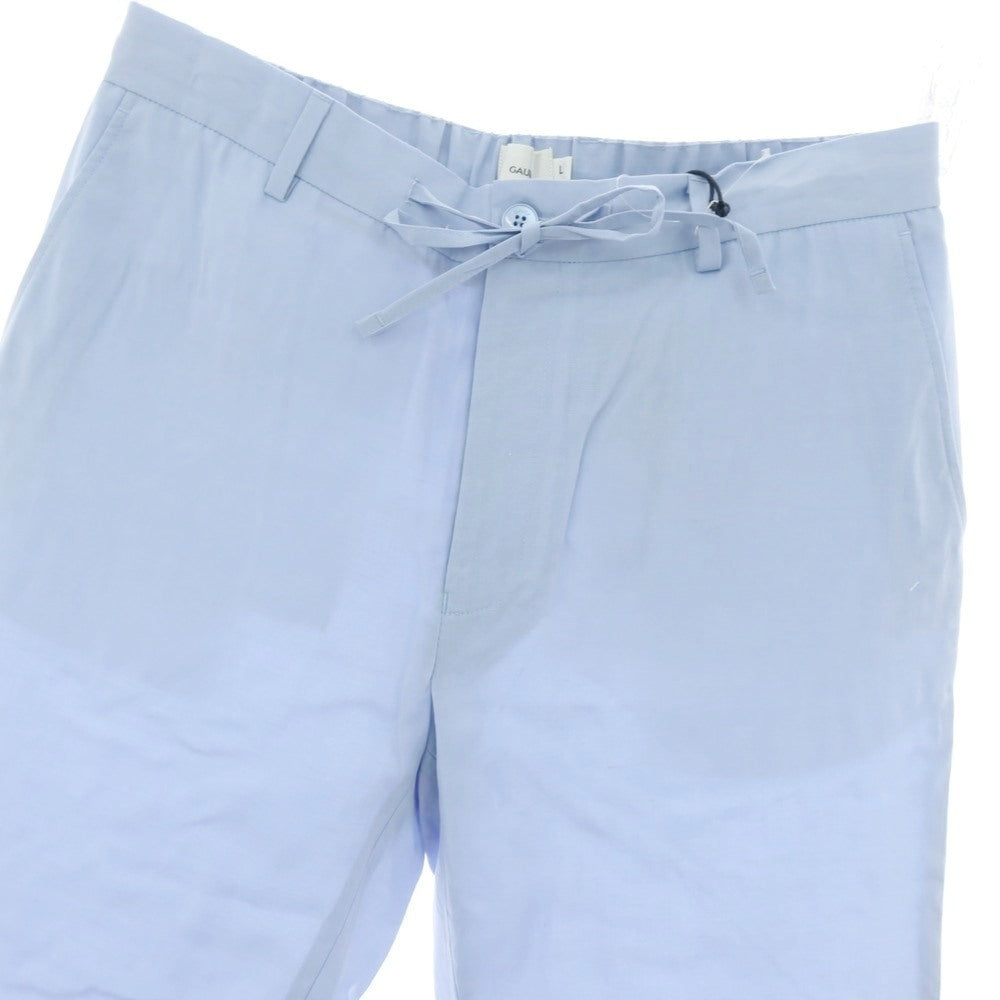 【新品】ガウディ GAUDI リヨセルリネンレーヨン イージースラックスパンツ ライトブルー【 L 】【 状態ランクN 】【 メンズ 】