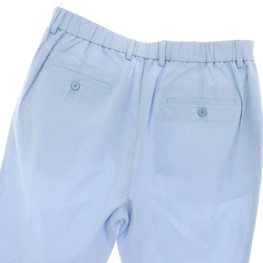 【新品】ガウディ GAUDI リヨセルリネンレーヨン イージースラックスパンツ ライトブルー【 L 】【 状態ランクN 】【 メンズ 】