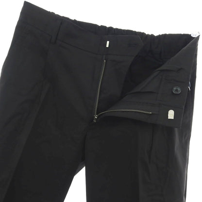 【新品アウトレット】ガウディ GAUDI ストレッチ コットンナイロン イージースラックスパンツ ブラック【 48 】【 状態ランクN- 】【 メンズ 】