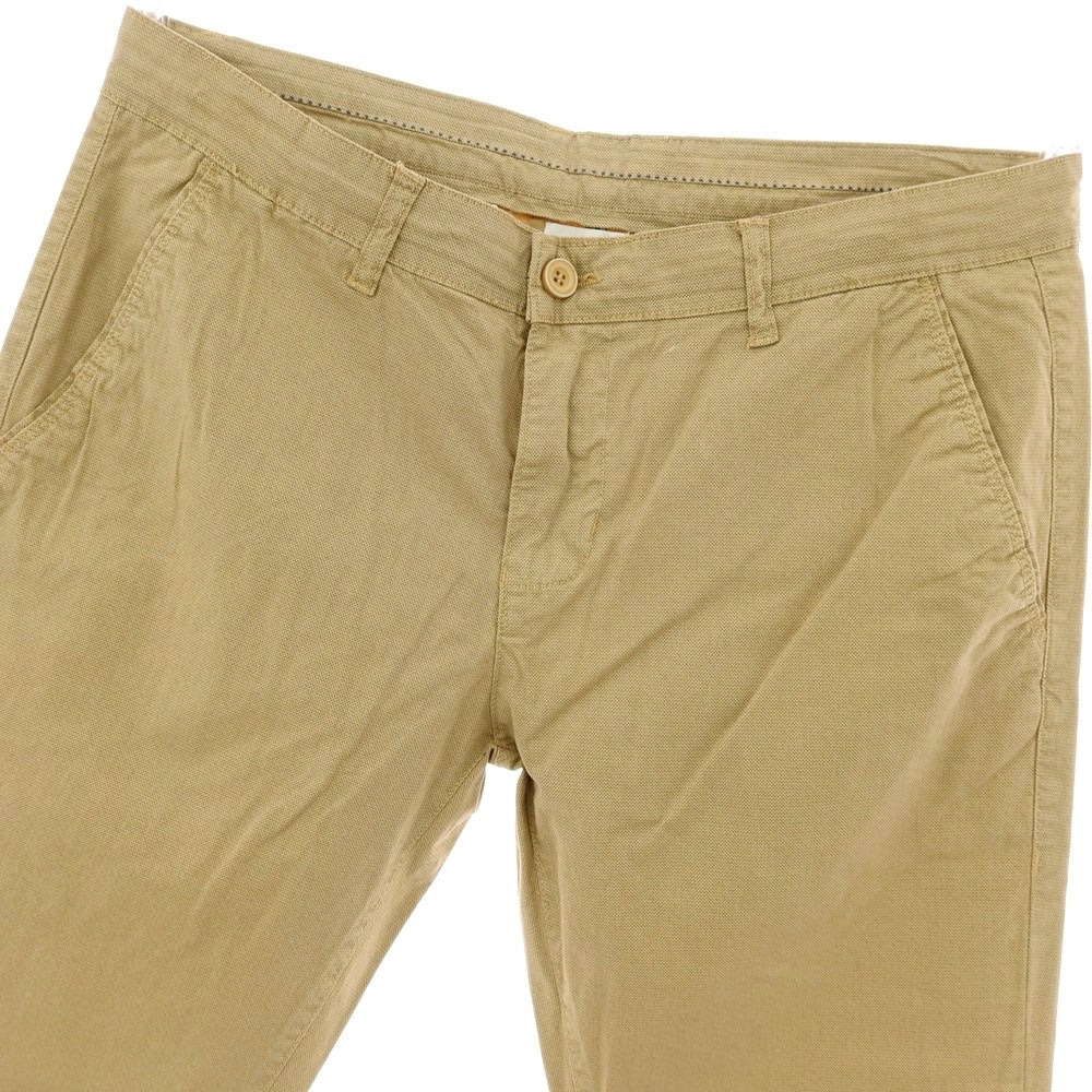 【新品】ガウディ GAUDI ストレッチ コットン カジュアルスラックスパンツ ベージュ系【 50 】【 状態ランクN 】【 メンズ 】