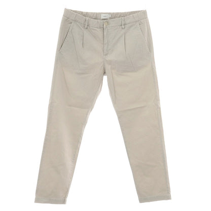 【新品アウトレット】ガウディ GAUDI ストレッチ コットン イージースラックスパンツ グレージュ系【 34 】【 状態ランクN- 】【 メンズ 】