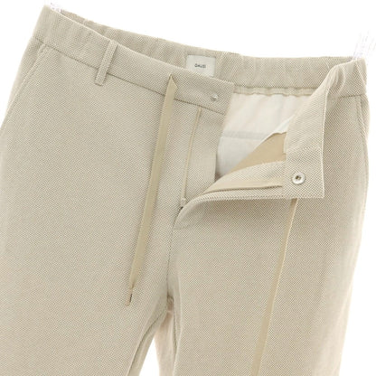 【新品】ガウディ GAUDI ストレッチ ポリエステルコットン イージーパンツ ベージュ【 L 】【 状態ランクN 】【 メンズ 】