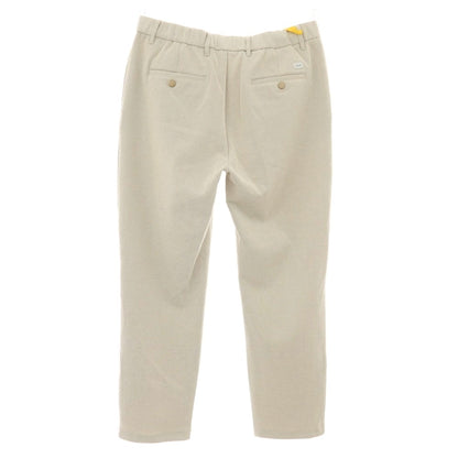 【新品】ガウディ GAUDI ストレッチ ポリエステルコットン イージーパンツ ベージュ【 L 】【 状態ランクN 】【 メンズ 】