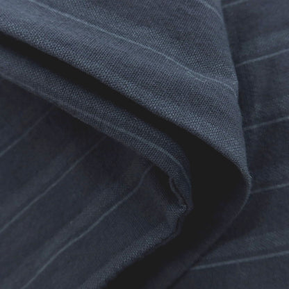 【新品】ガウディ GAUDI ストレッチ コットン ストライプ イージースラックスパンツ ネイビー【 M 】【 状態ランクN 】【 メンズ 】