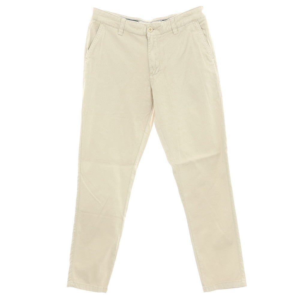【新品】ガウディ GAUDI ストレッチ コットン カジュアルスラックスパンツ ライトベージュ【 48 】【 状態ランクN 】【 メンズ 】