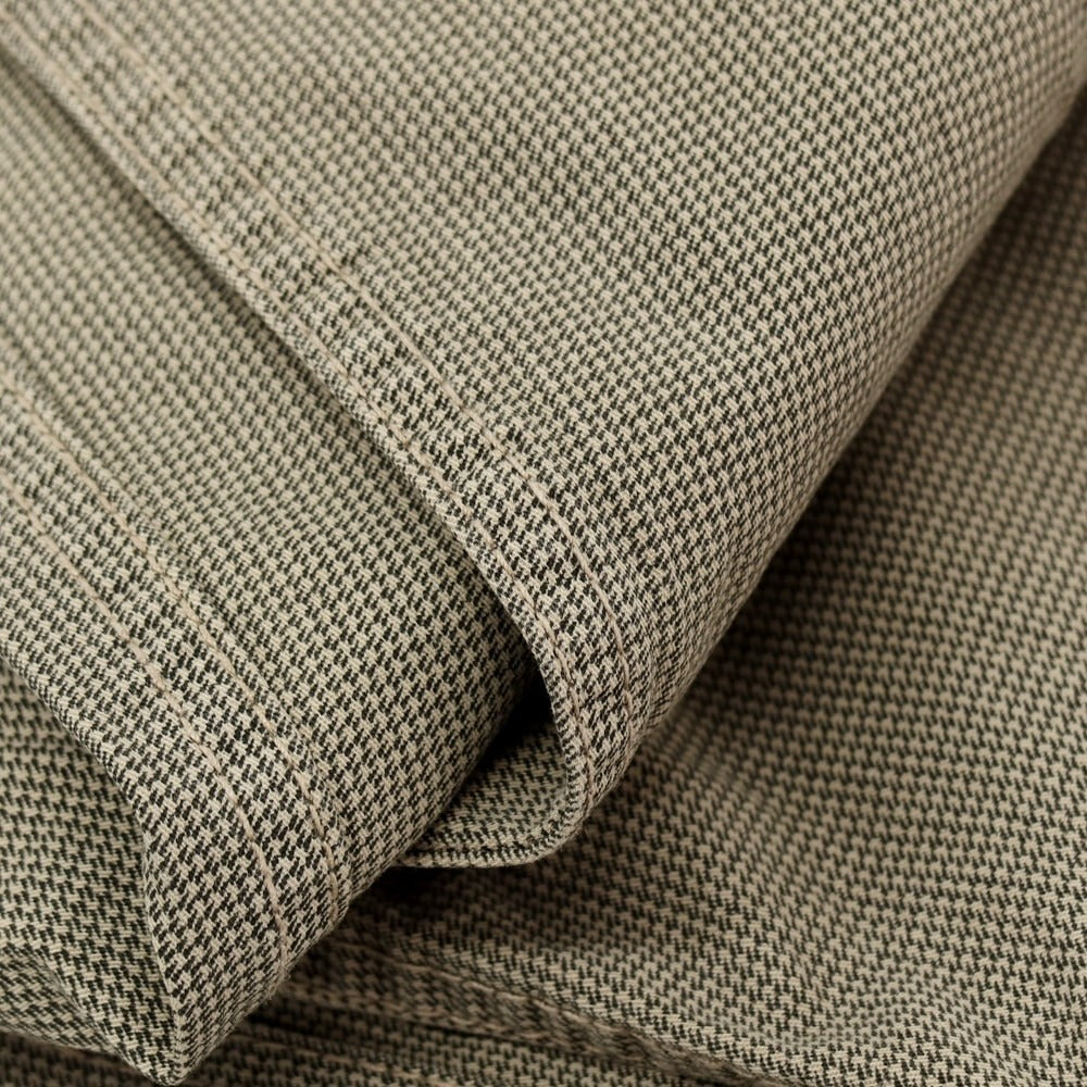 【新品】ガウディ GAUDI ストレッチ コットン イージスラックスパンツ ベージュxブラック【 M 】【 状態ランクN 】【 メンズ 】