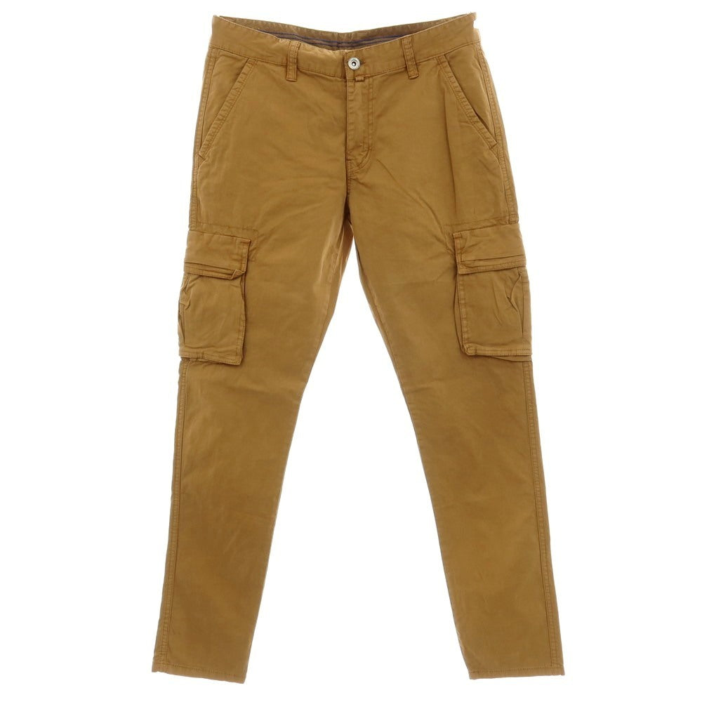 【新品】ガウディ GAUDI ストレッチ コットン カーゴパンツ ブラウン【 48 】【 状態ランクN 】【 メンズ 】