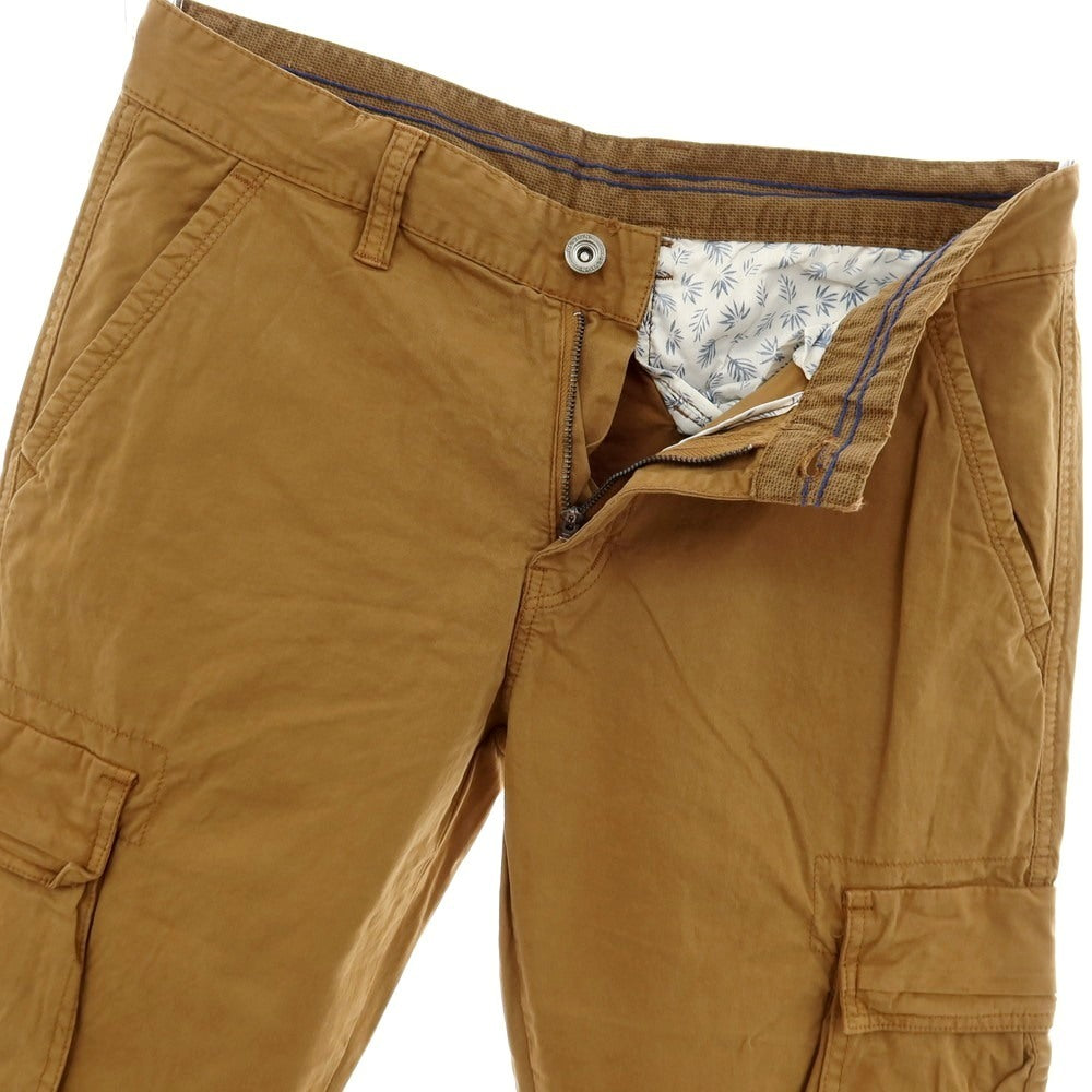 【新品】ガウディ GAUDI ストレッチ コットン カーゴパンツ ブラウン【 48 】【 状態ランクN 】【 メンズ 】