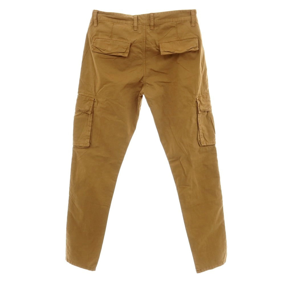 【新品】ガウディ GAUDI ストレッチ コットン カーゴパンツ ブラウン【 48 】【 状態ランクN 】【 メンズ 】